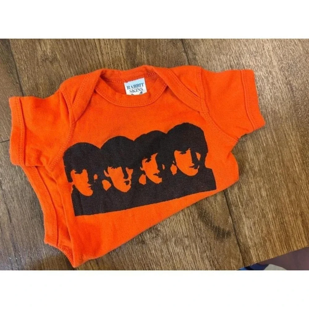 The Beatles Baby Bodysuit Band‎ 6 Months Unisex Short Sleeve Cotton Rabbit Skins